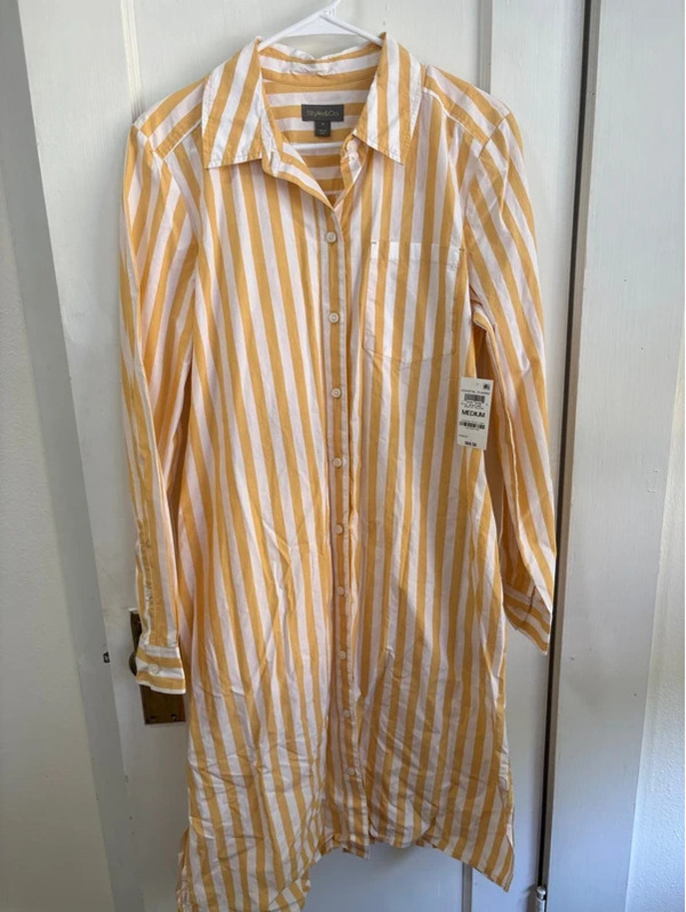 Style&Co midi length dress. 100% cotton